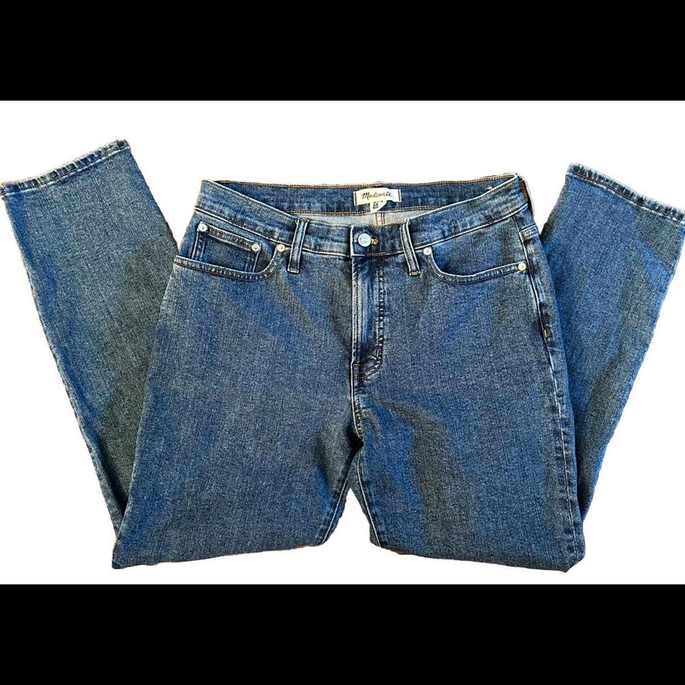 Madewell The Mid-Rise Perfect Vintage Jean Woman’s Denim Front Zipper Sz 29 EUC